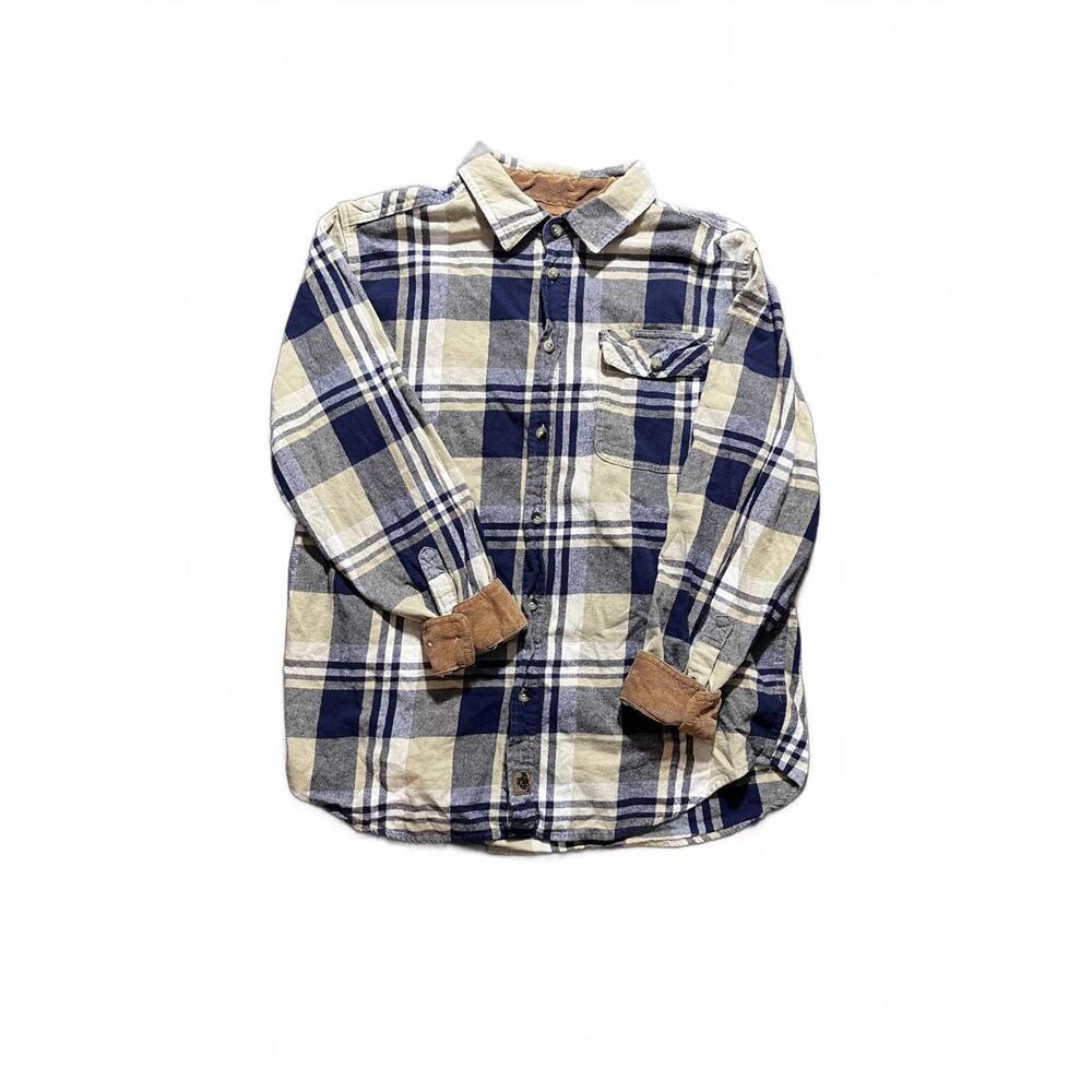 Legendary Whitetails Buck Camp Flannel Shirt Men’s Large Plaid Heavy‎ Outdoor